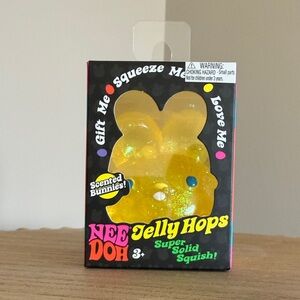 Nee Doh Jelly Hops Scented Bunny Toy - Yellow